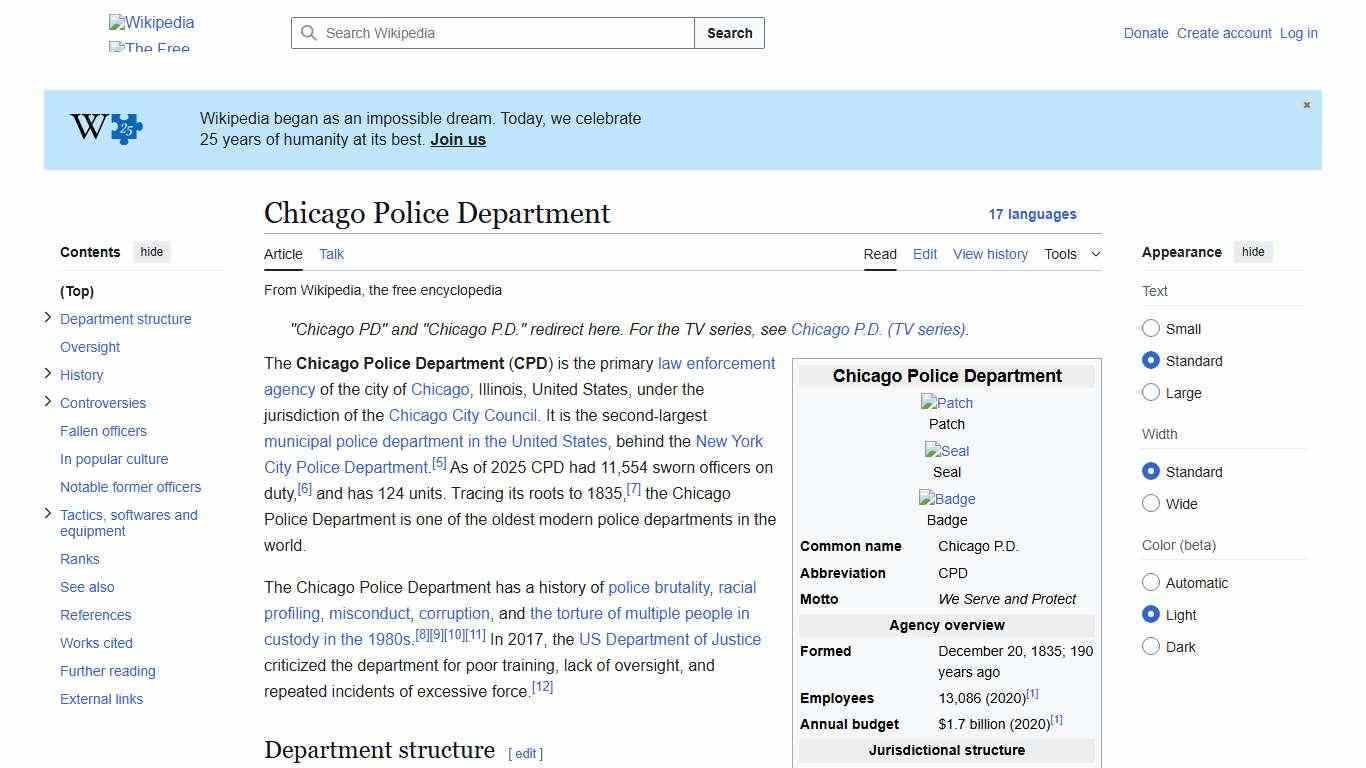 Chicago Police Department - Wikipedia